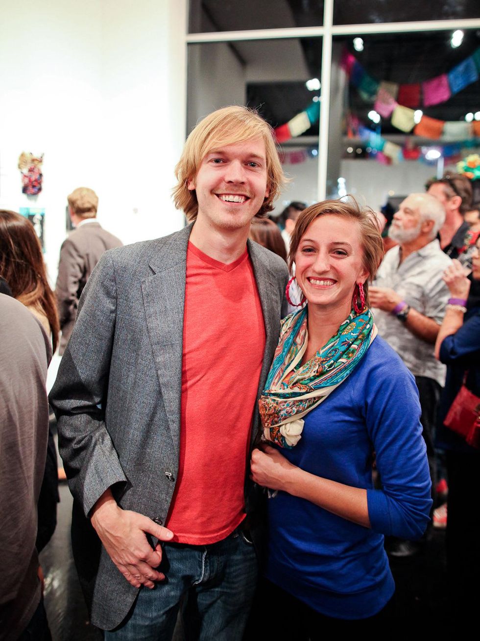 Luke and Nikki Blount at the Lawndale Gala and Retablo Silent Auction October 2013