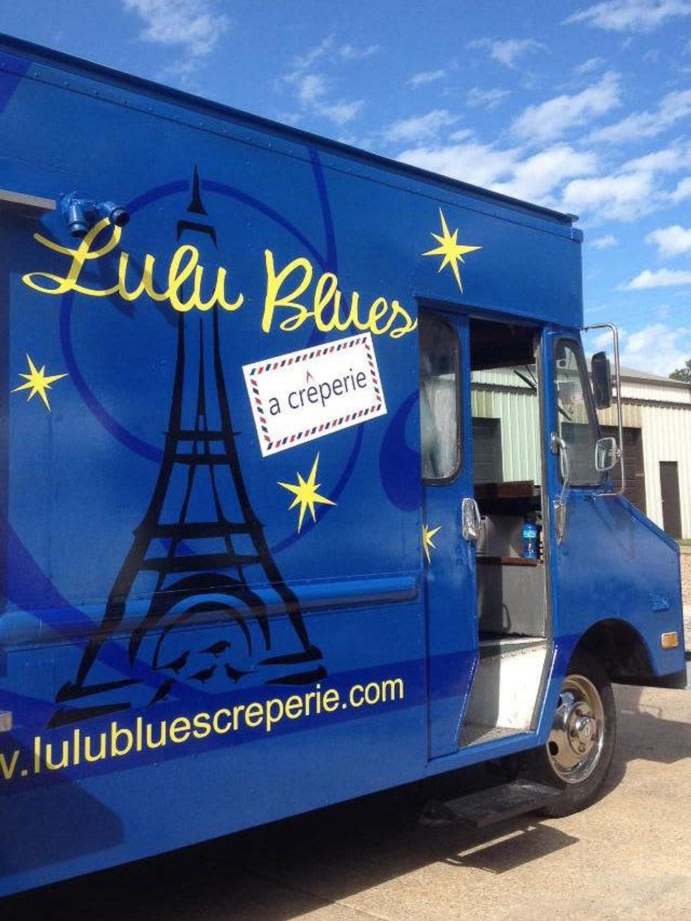 Lulu Blues a creperie food truck Houston on Sept. 26, 2013