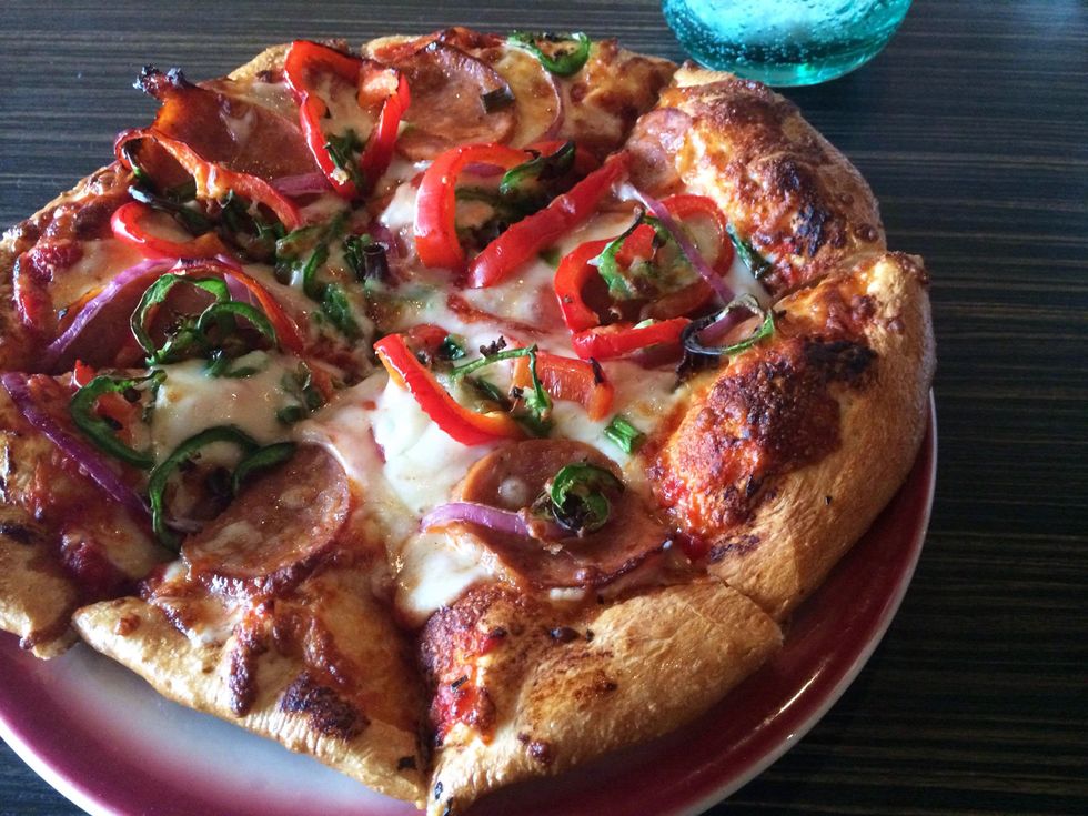 Luna Pizzeria Houston February 2014 pizza