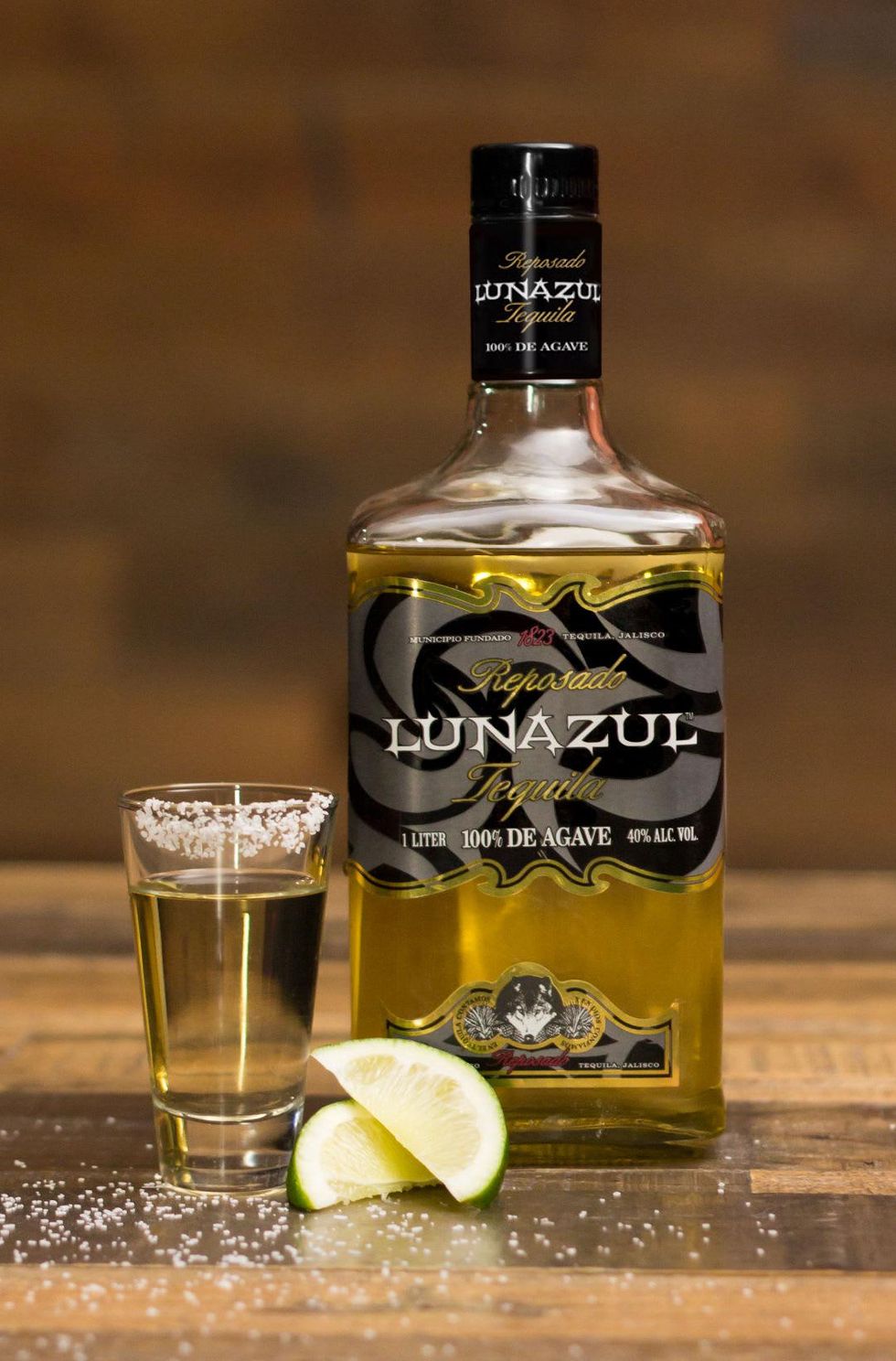 Lunazul tequila at On The Border