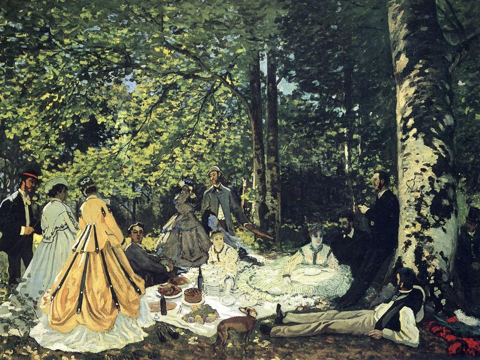 Lunch on the Grass by Monet