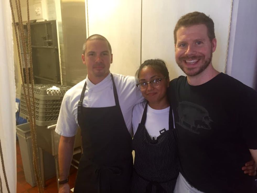 Lunch pop-up Peter Jahnke, Jillian Bartolome, David Keck