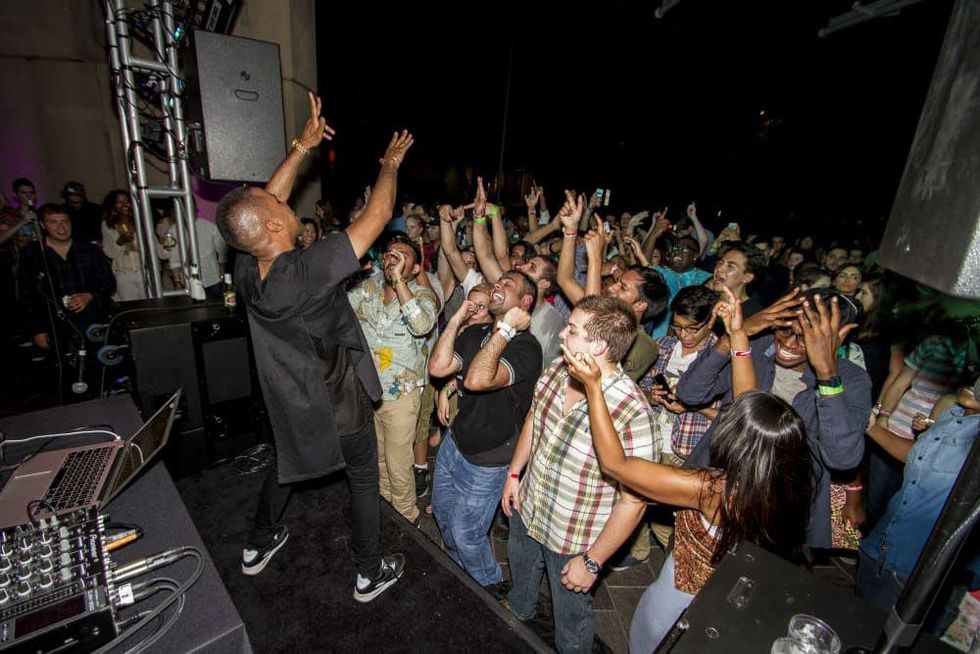 Lunice at the MFAH Mixed Media Party June 2014