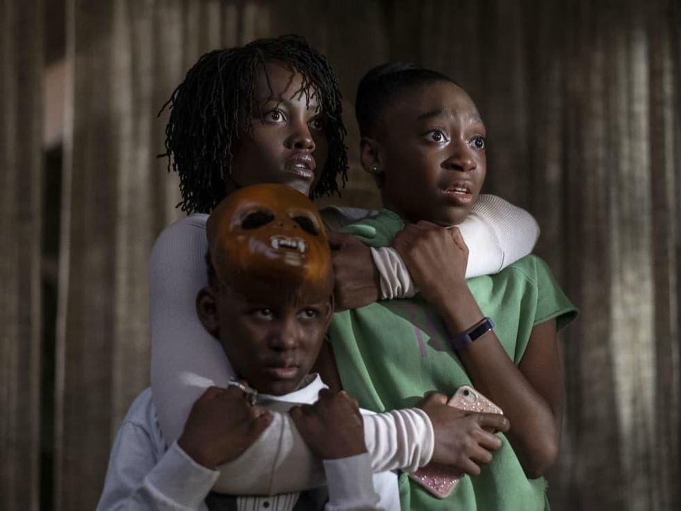 Lupita Nyong'o, Evan Alex, and Shahadi Wright Joseph in Us