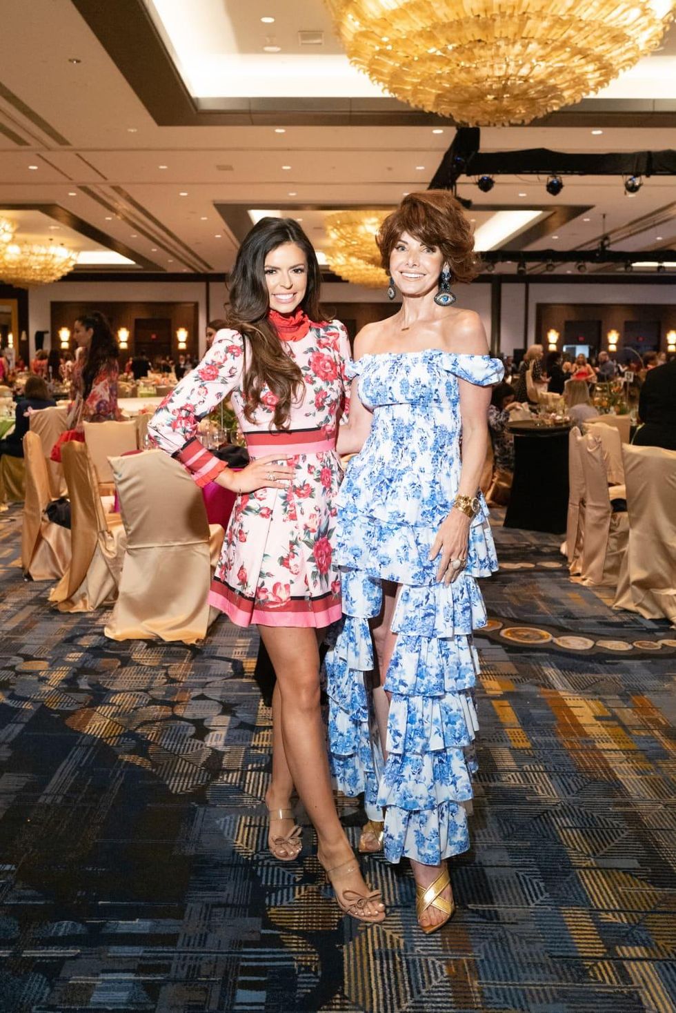 LWI 2021 Houston luncheon fashion show Miss Texas Logan Lester Tafelski, Marla Hurley