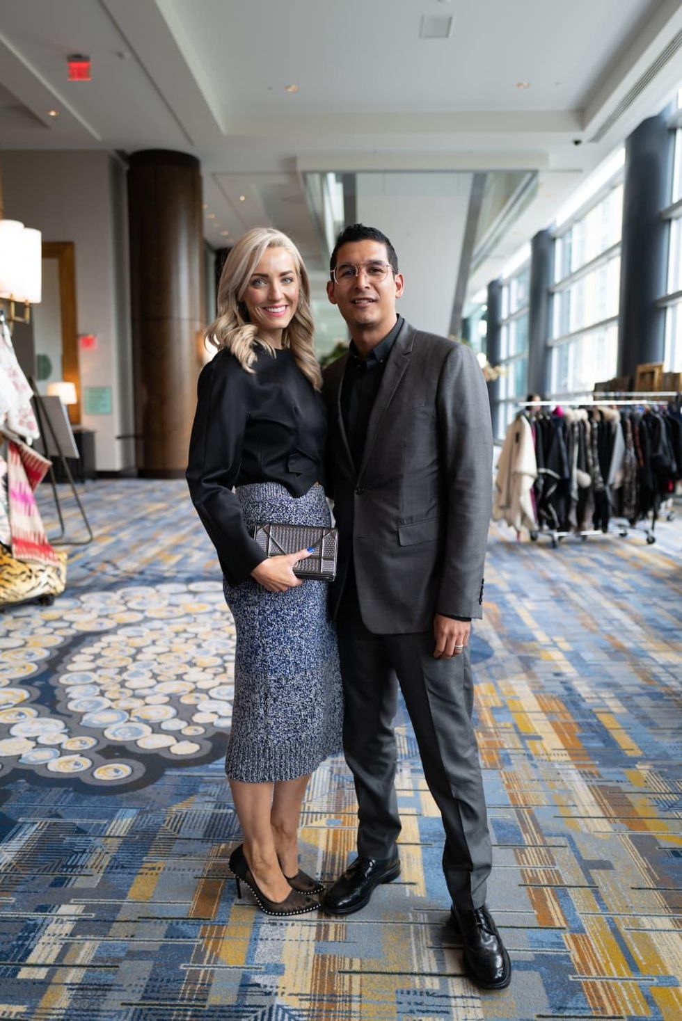 LWI Houston 2021 fashion show luncheon Abby Chris Vanegas