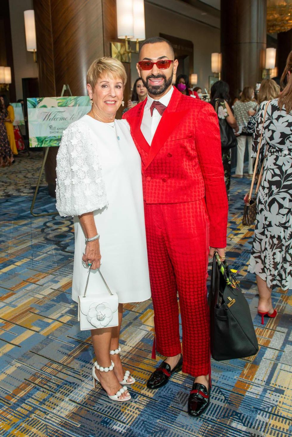 LWI Houston 2021 fashion show luncheon Donna Lewis Fady Armanious