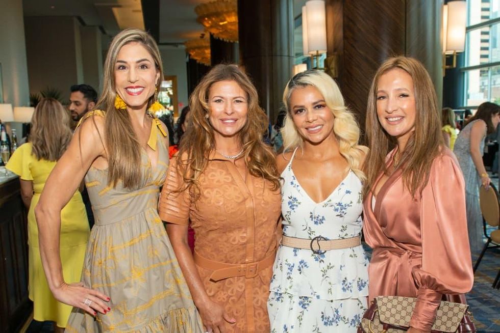 LWI Houston 2021 fashion show luncheon Ericka Toussaint, Rosangela Capobianco, Katalina Cohen, Raquel Adam