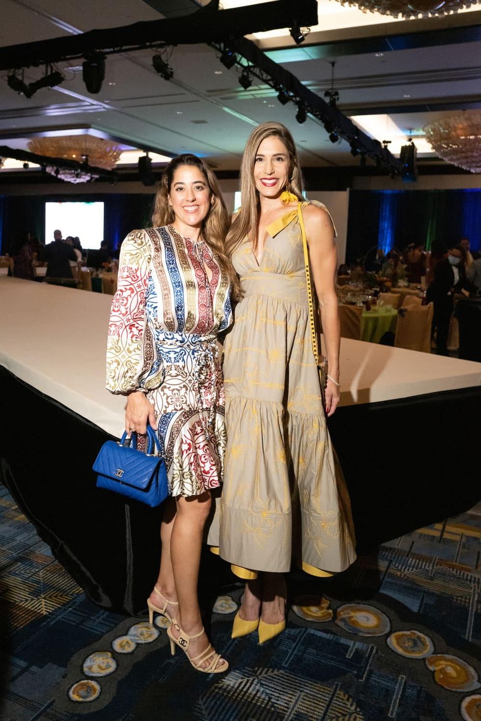 LWI Houston 2021 fashion show luncheon Kristina Somerville and Erika Toussaint