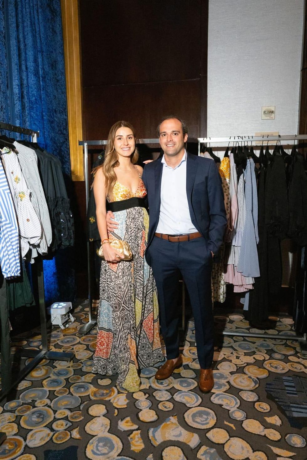 LWI Houston 2021 fashion show luncheon Mariel Salazar and Mauricio Espinosa Tcherassi