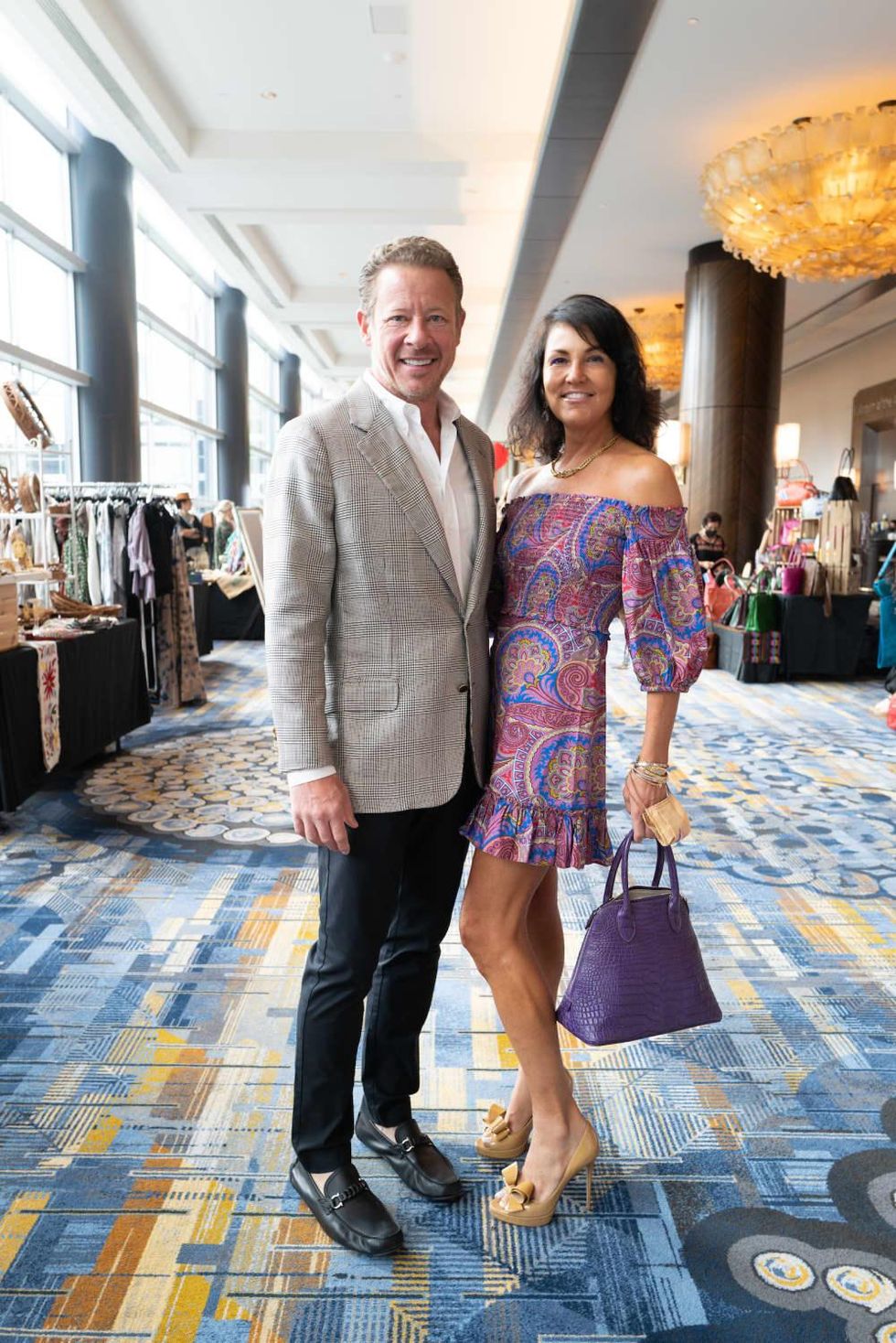 LWI Houston 2021 fashion show luncheon Todd Phillips Jessica Rossman