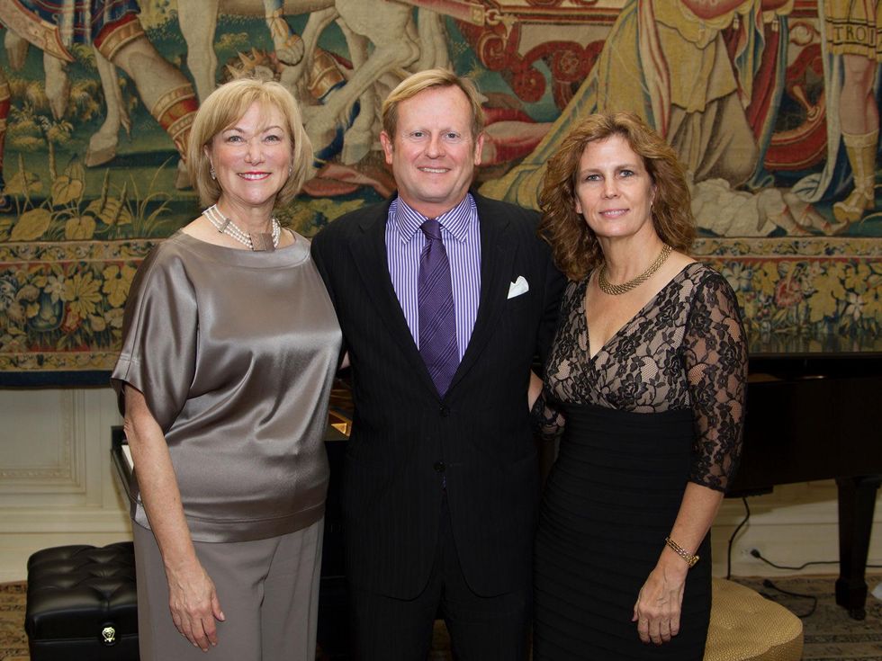 Lynn Kamin, from left, Mark Russell and Sherri Kendall at the AVDA event October 2013