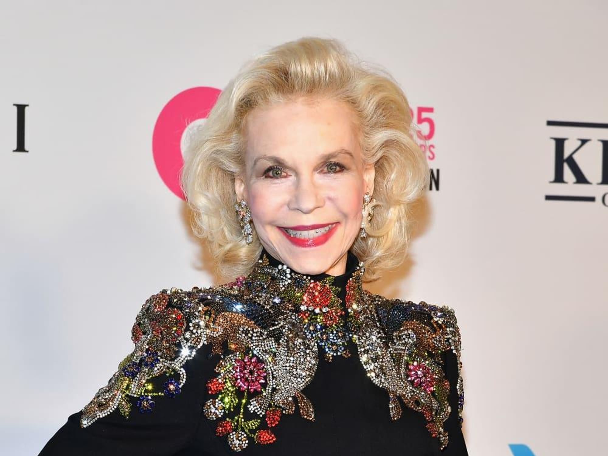 Lynn Wyatt at 25th anniversary celebration of Elton John AIDS Foundation