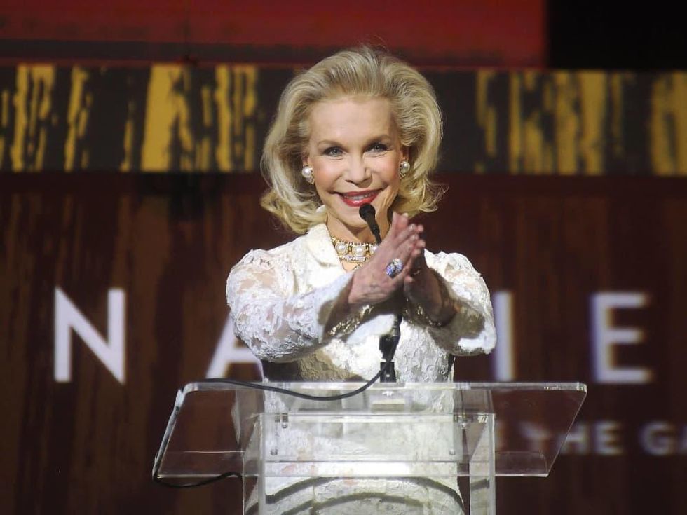 Lynn Wyatt at Luminaires Gala Super Bowl