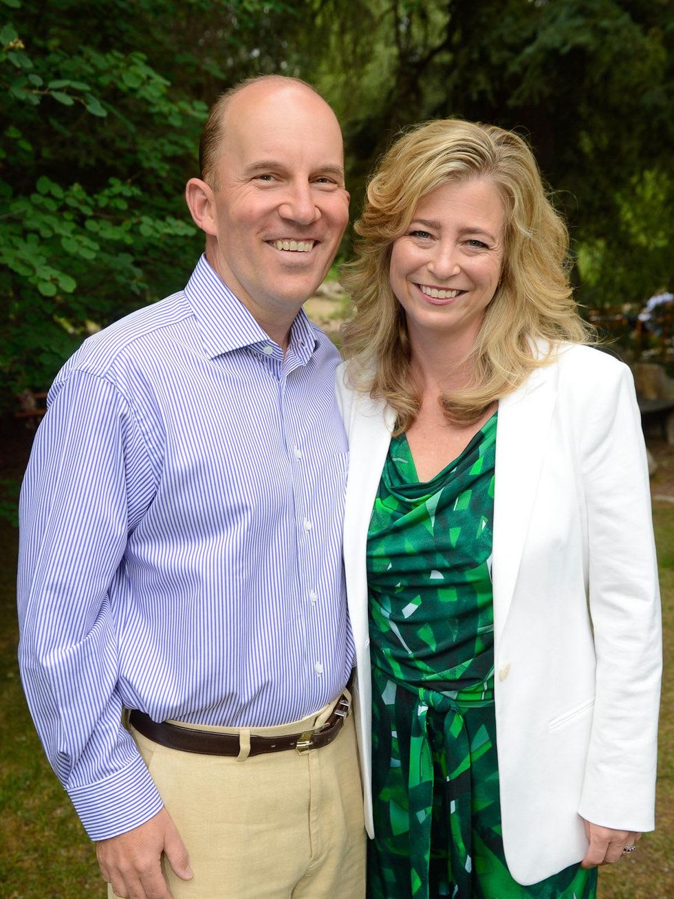 M.D. Anderson events in Aspen Hines reception Andrew McCullough and Laura McCullough July 2013