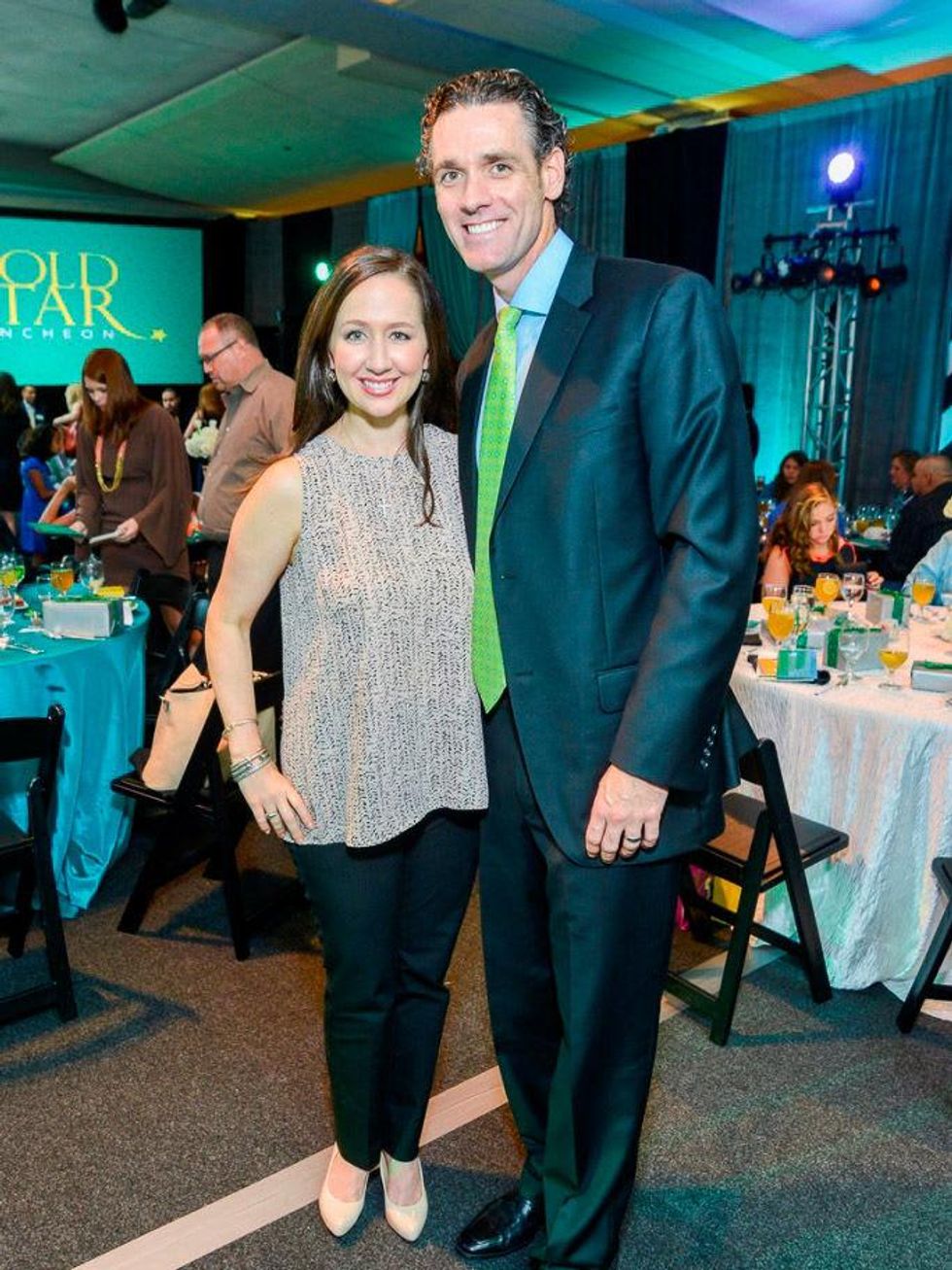 M.D. Anderson Gold Star luncheon September 2013 Claire Westmoreland, Michael Westmoreland