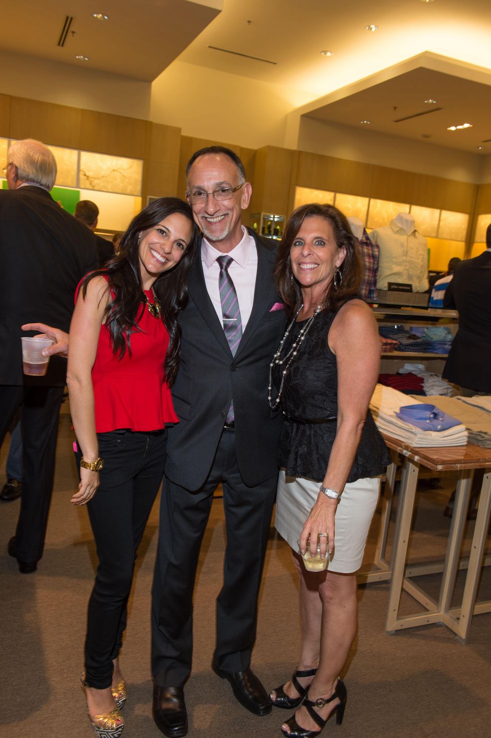 M Penner Magazine launch party April 2013 Allie Danziger, Benny Herzog and Lori Herzog