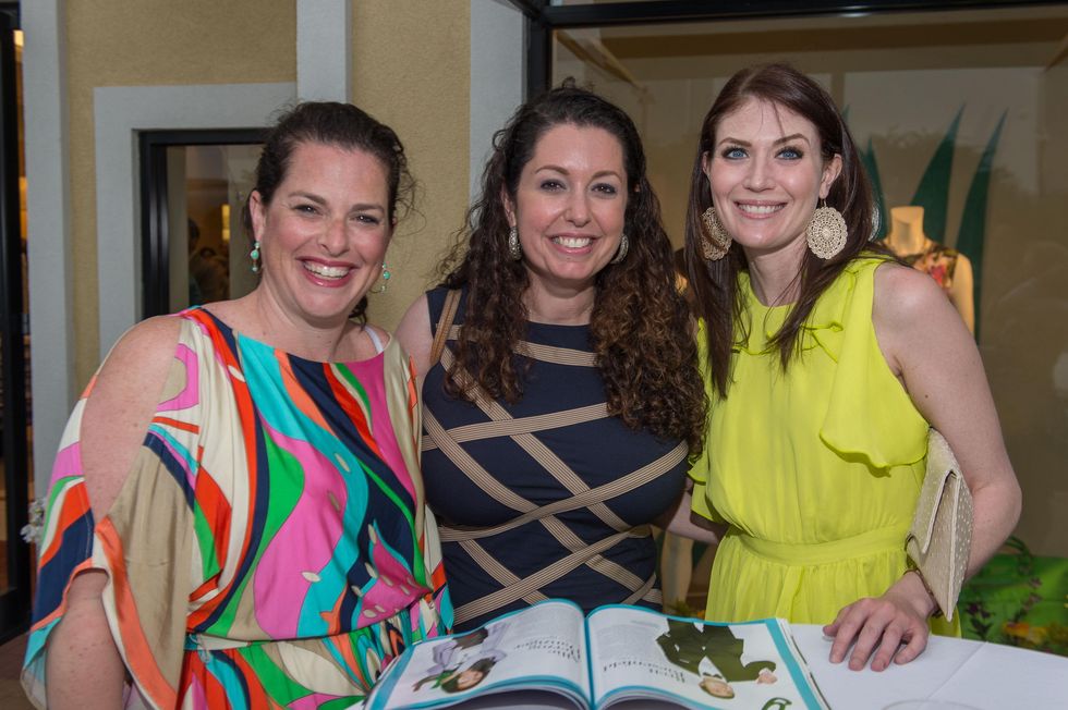 M Penner Magazine launch party April 2013 Ellyn Josef, Stacey Burke, Brenna Croom