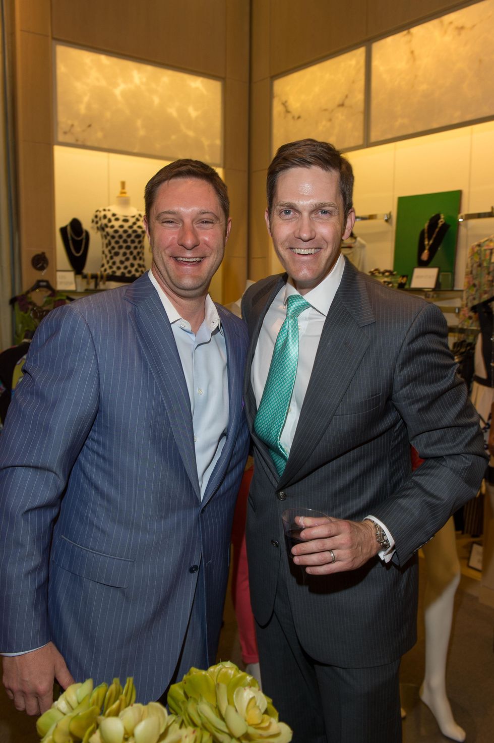 M Penner Magazine launch party April 2013 Hunter Craft and Will Womble