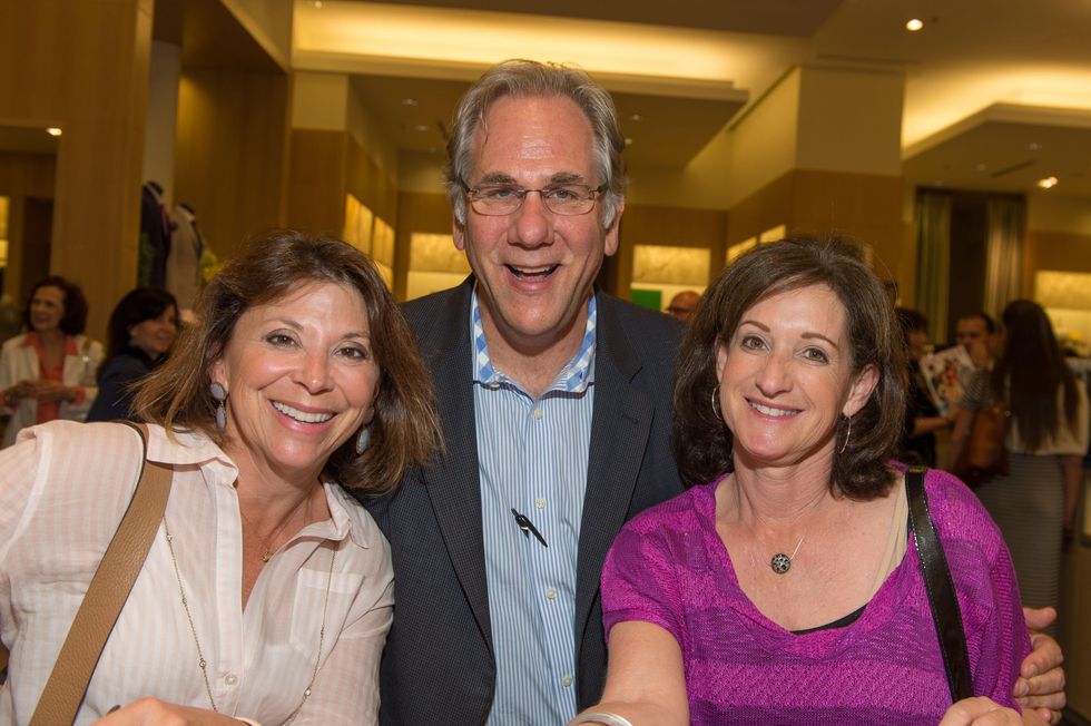 M Penner Magazine launch party April 2013 Pam Roberts, Mark Strum, Lisa Friedlander