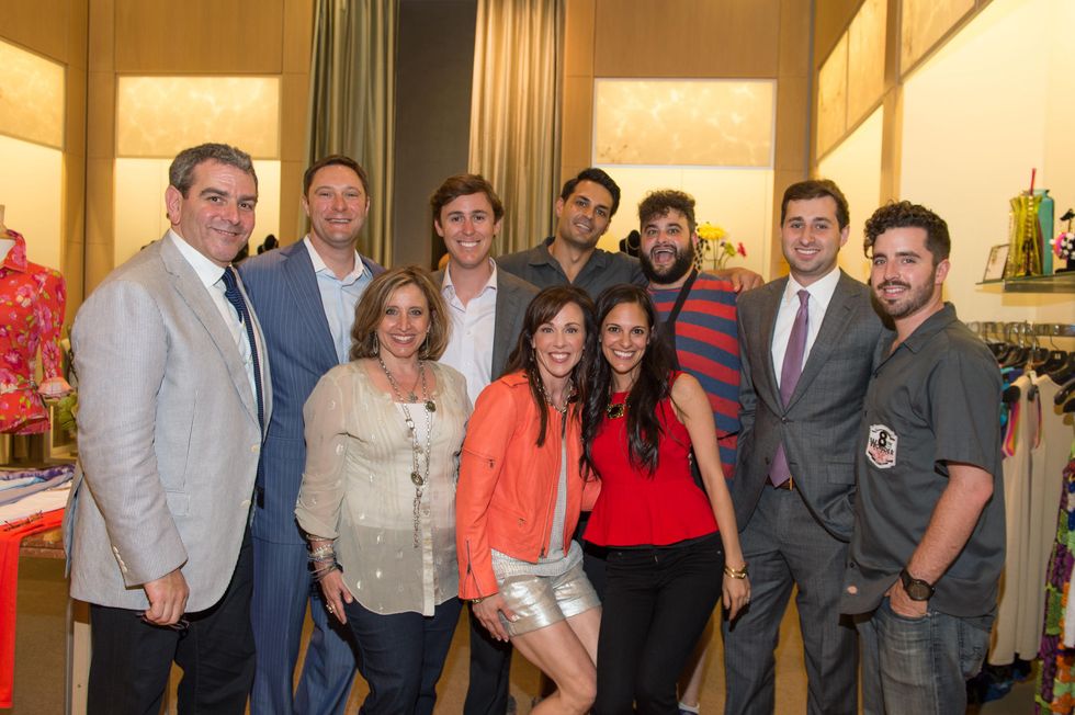 M Penner Magazine launch party April 2013 stories group shot