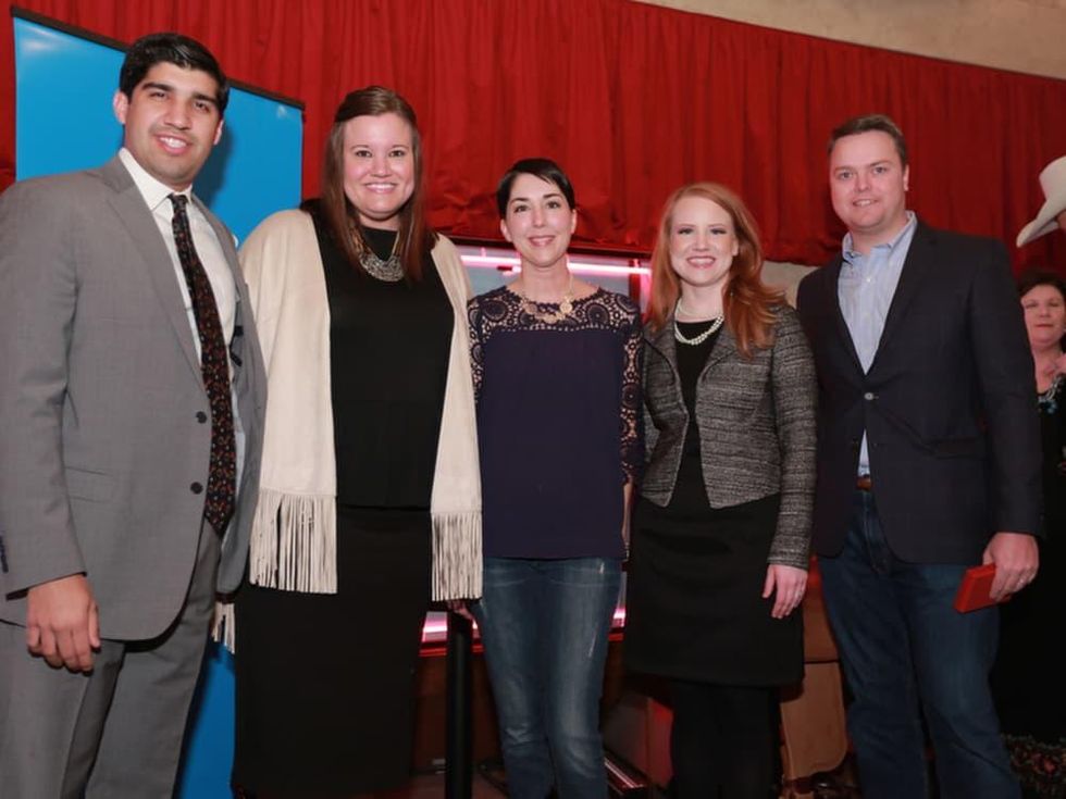 Mac Flores, Lindsay Taylor Munoz, Heather Ramsey-Cook, Holli Strong Davies, Taylor Landin at Mayor's Rodeo Kickoff breakfast