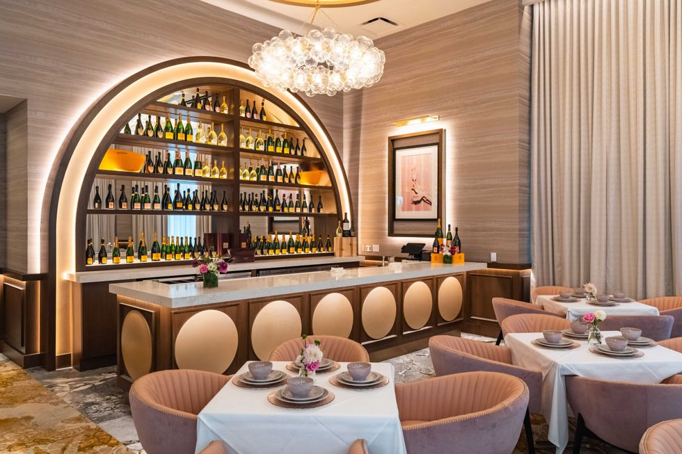 Mack Allen's champagne room
