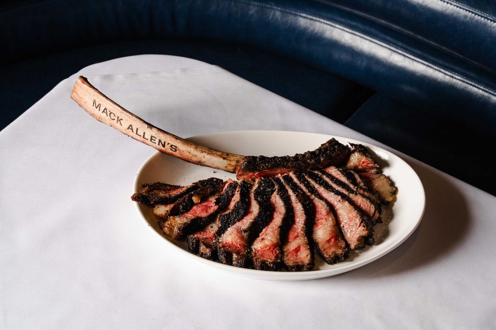Mack Allen's tomahawk steak