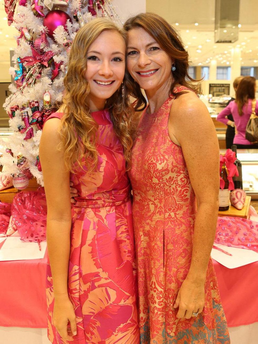 Mackenzie Hayes, left, and Trish Hayes at Neiman Marcus' Stiletto Strut