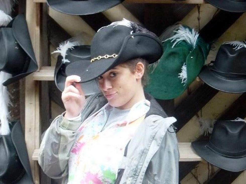 Madeleine "Madi" Gene Richardson in cowboy hat meth overdose
