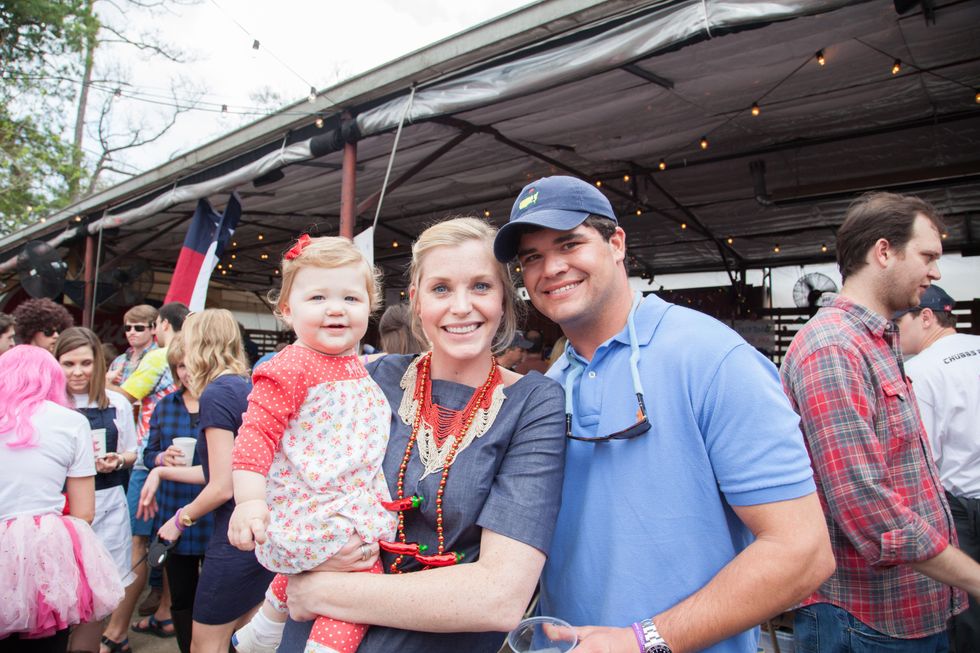 Madeline Montgomery, left, with Ali and Pearson Montgomery at the Casa de Esperanza's Young Professionals 5th Annual Chili Cook Off February 2015