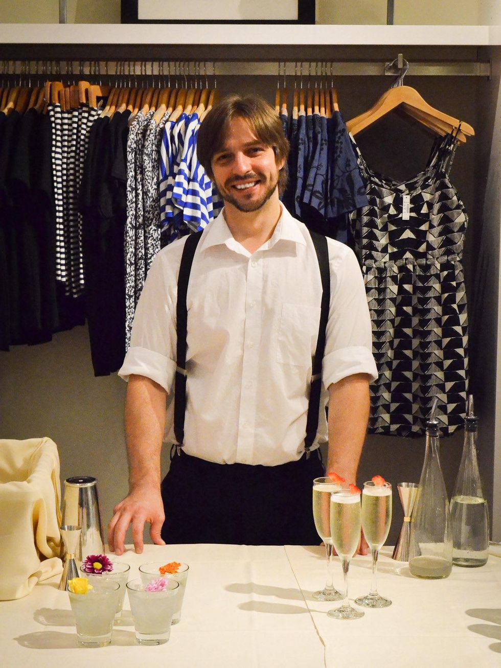 Madewell Houston June 2013 Blake Jorgensen (manager and head mixologist of "Prohibition")