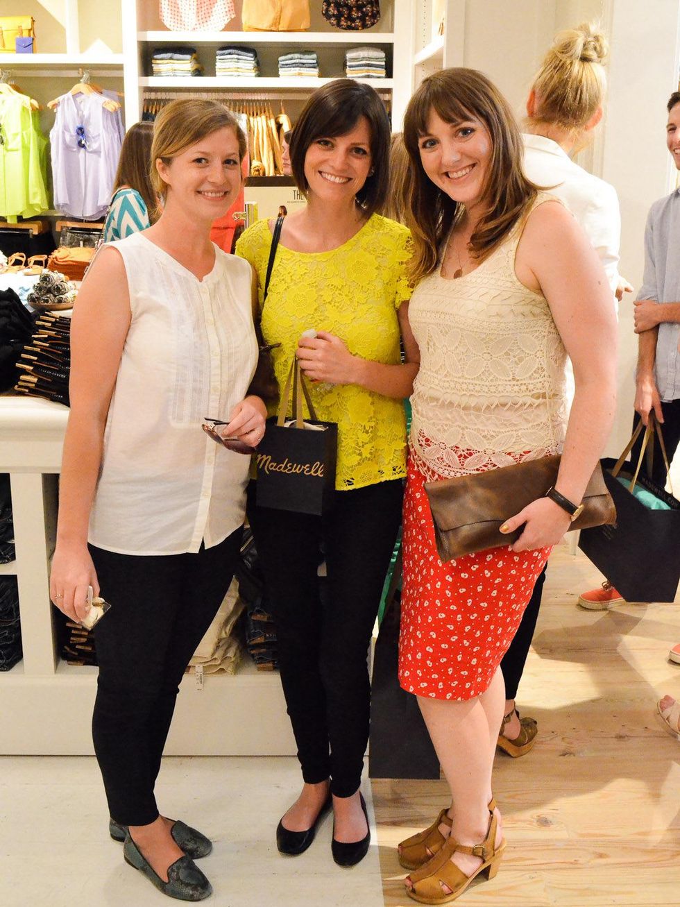 Madewell Houston June 2013 Carrie Cook (C) Diana Stewart (R) Natalie Svacina