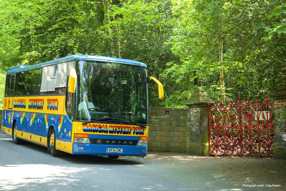 Magical Mystery Tour bus Liverpool