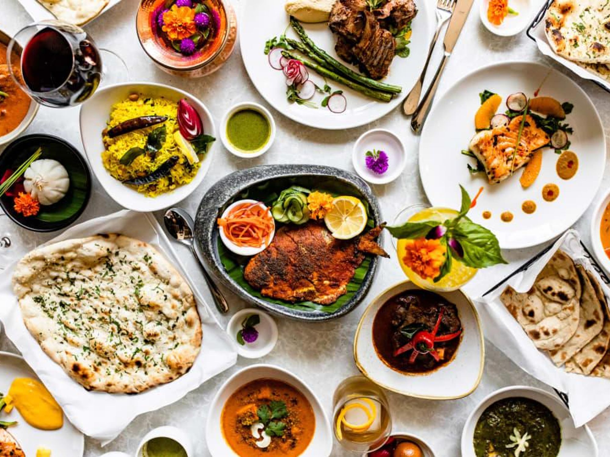 Mahesh’s Kitchen dinner spread