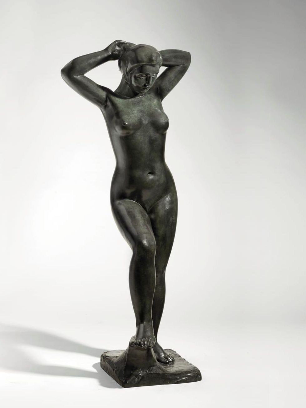 Maillol_Bather with raised arms, Bass art