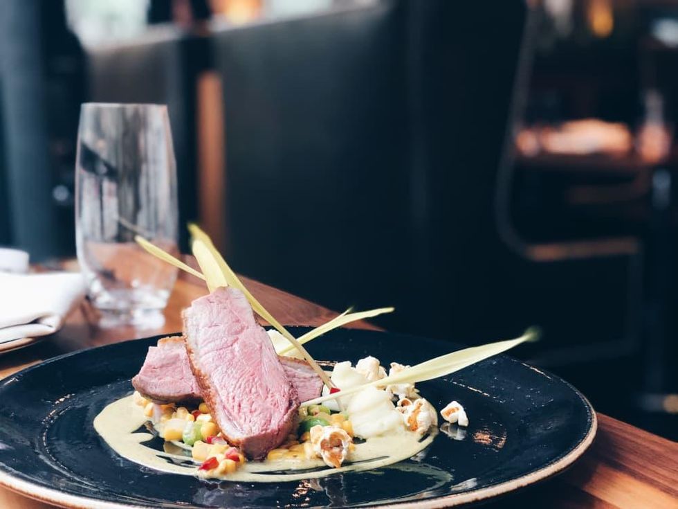 Main Kitchen JW Marriott roasted duck breast