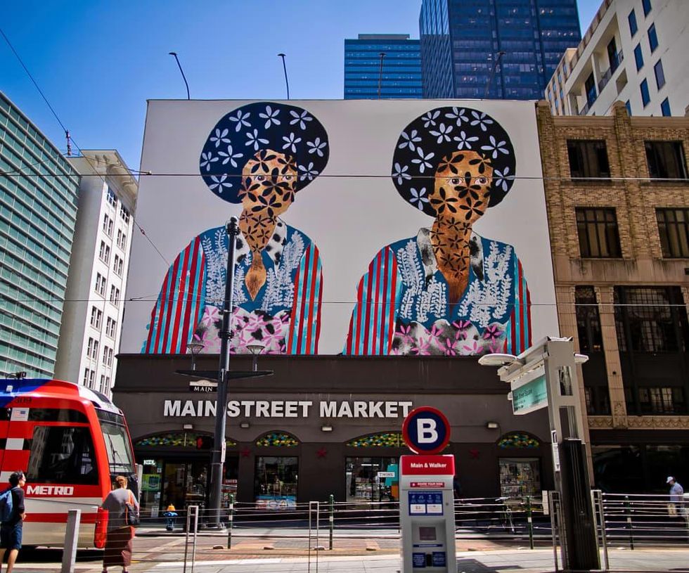 Main St. Sq. Art Blocks: Twins by Jasmine Zelaya