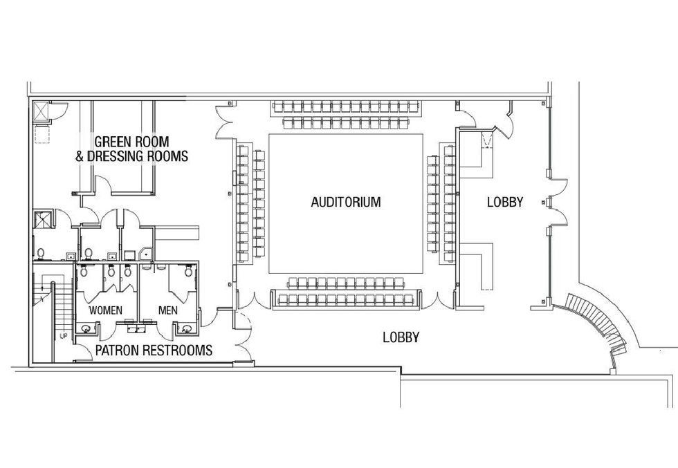 Main Street Theater Floor Plan First Floor