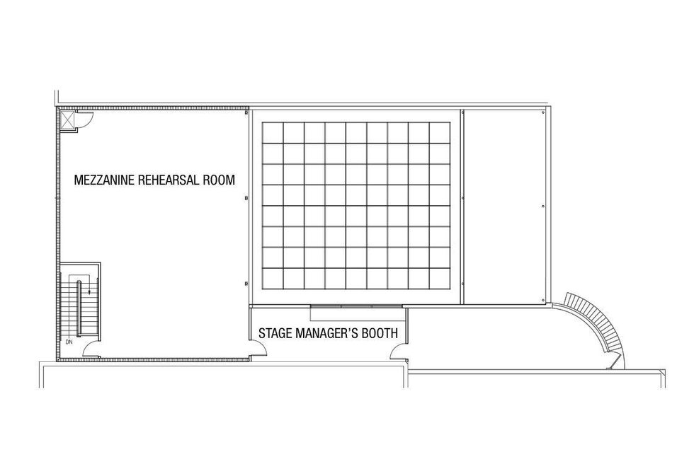 Main Street Theater Floor Plan Second Floor 2