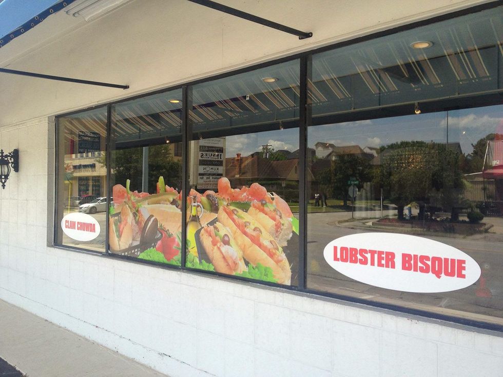 Maine-ly Sandwiches Houston August 2013 exterior window