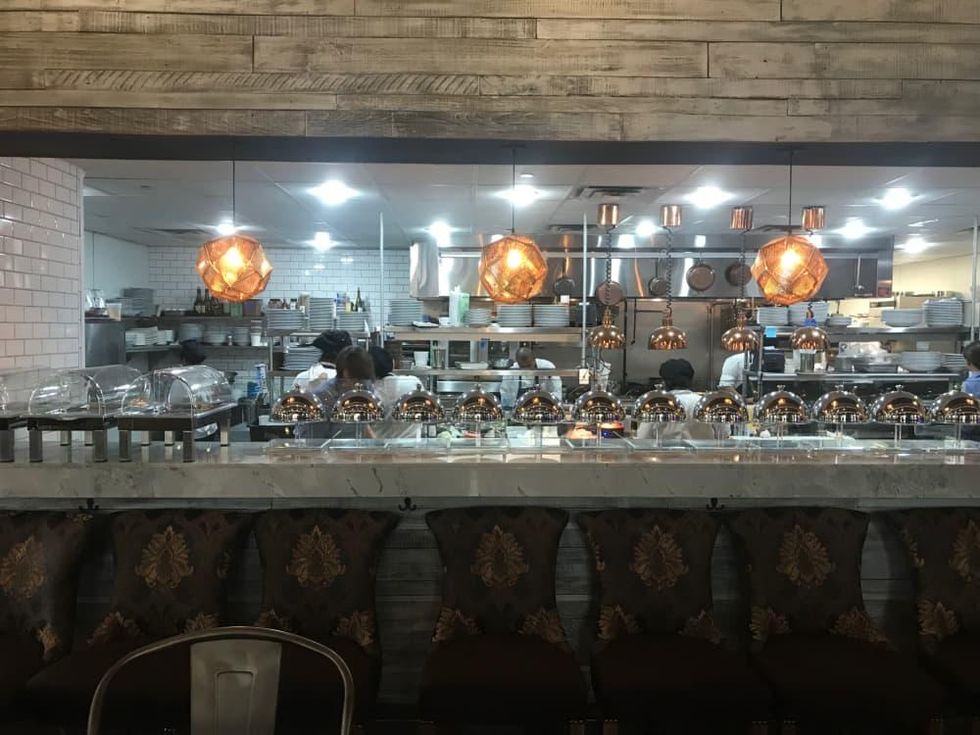 Maison Pucha Bistro kitchen pass