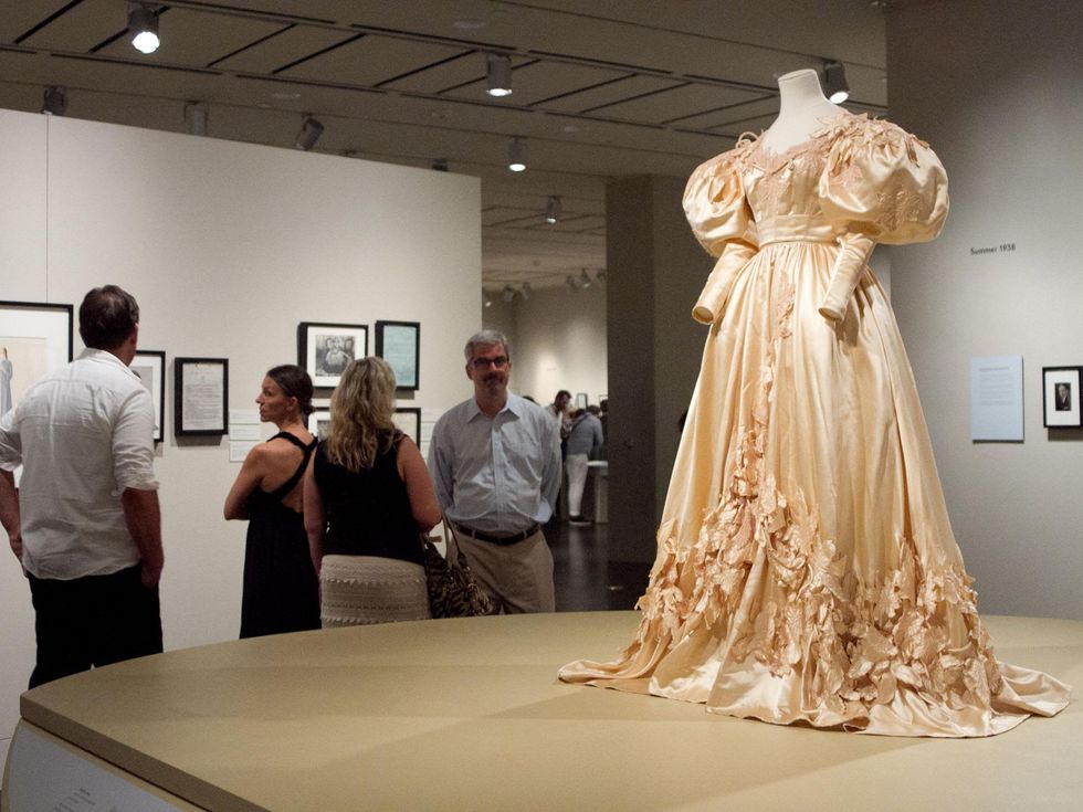 Making of Gone With the Wind at Harry Ransom Center Scarlett O'Hara Wedding Dress