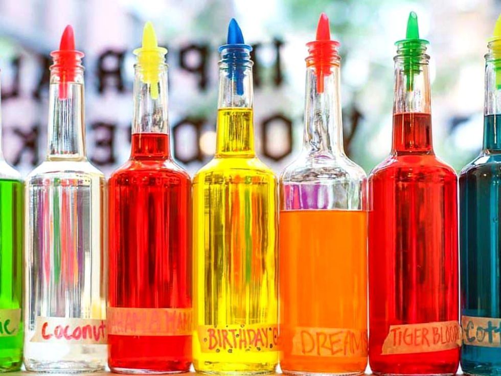 Mama Neats Snoballs bottles of flavorings