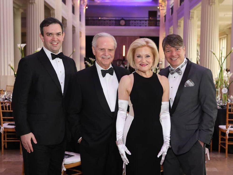 Managing Director Mark Folkes, Gala Chairs Jim and Jo Furr, Artistic Director Kenn McLaughlin at Stages Gala 2017