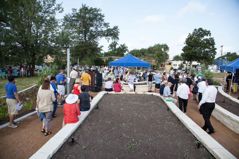 Mandell Park dedication August 21, 2014