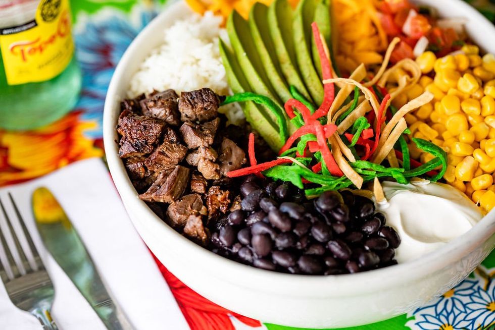 Mandito's burrito bowl