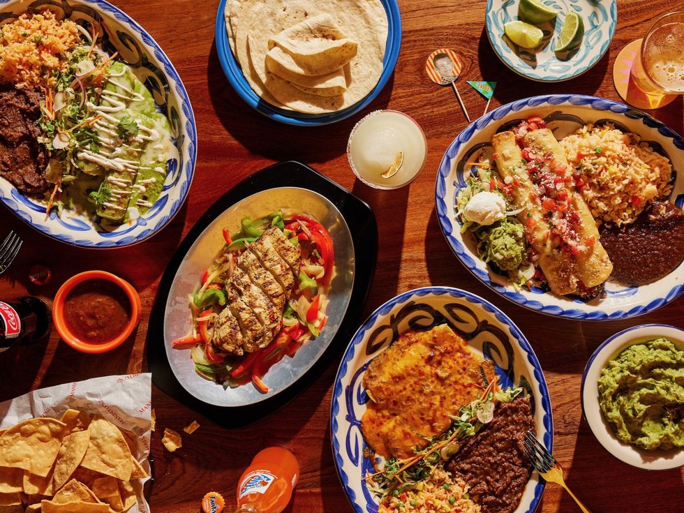 Mandito's Tex-Mex food spread