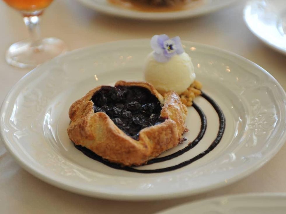 Manor House blueberry tart