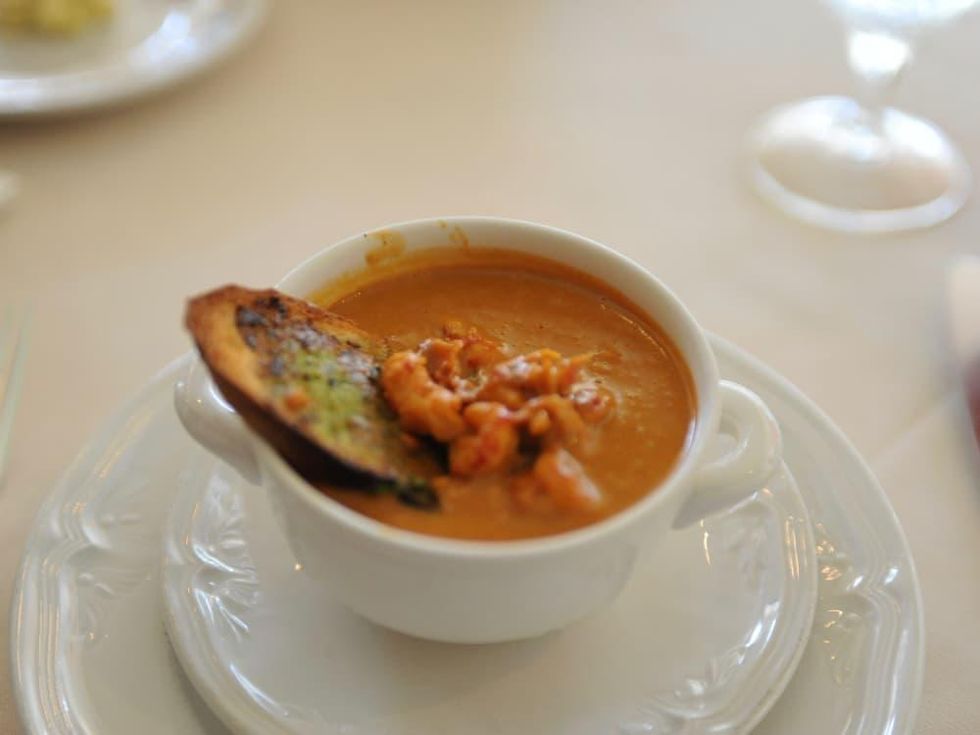 Manor House crawfish bisque